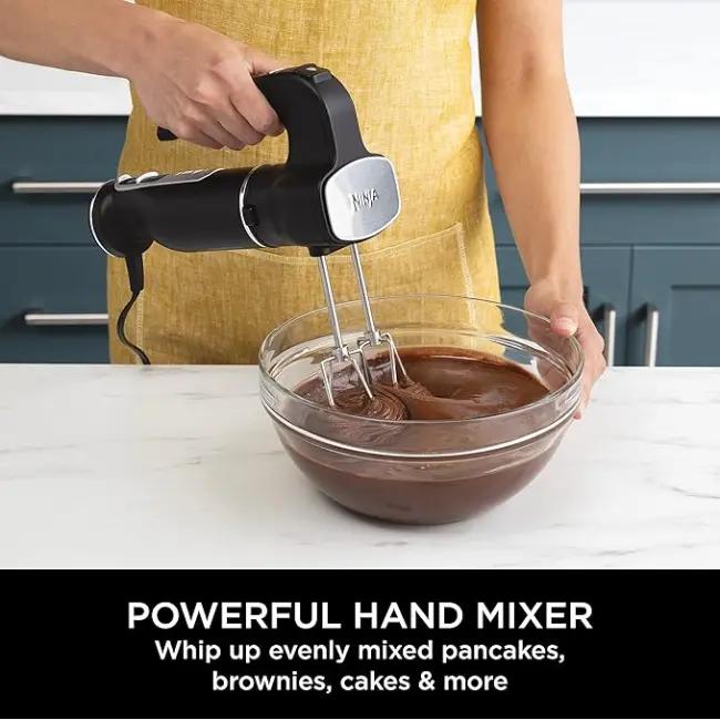 Ninja Foodi Hand Blender & Mixer CI090UK Black 850W with Turbo