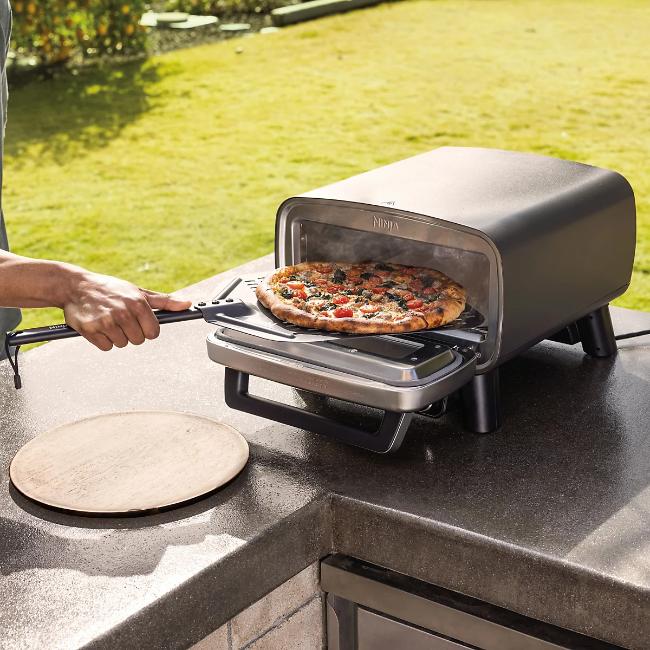 Ninja Artisan Electric Outdoor Pizza Oven & Air Fryer - Grey, Pizza, Bake, Air Fry & Prove, Free Delivery