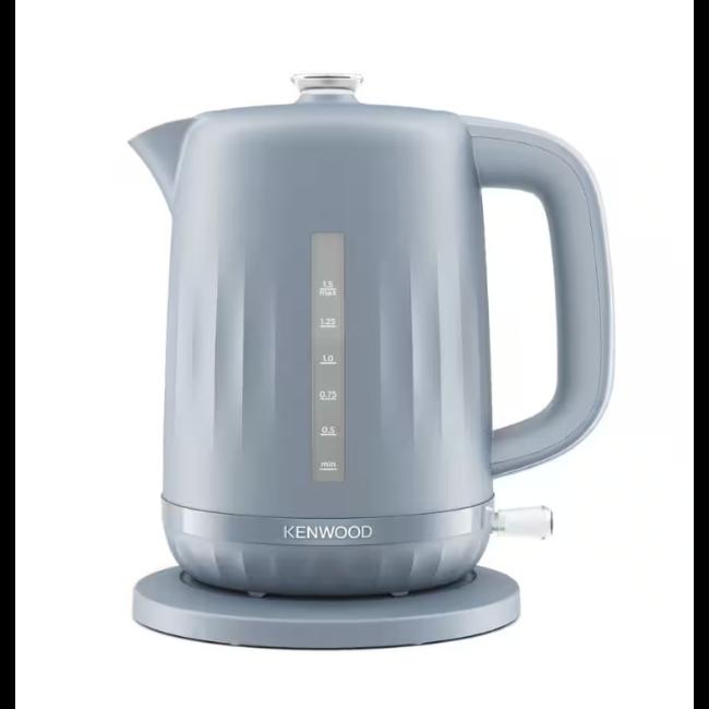 Kenwood Ripple Kettle Midnight Storm Blue 1.5L 3000W Textured Plastic Body with Perfect Pour Spout Illuminated Switch Removable Filter Water Level Indicator Cord Storage Boil-Dry Protection Size 22.35 x 18 x 24.75 cm Weight 1.08 lbs