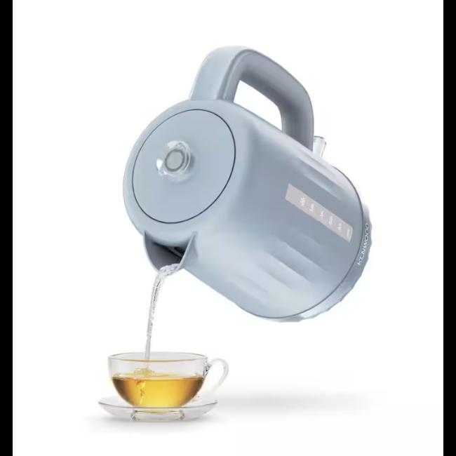 Kenwood Ripple Kettle Midnight Storm Blue 1.5L 3000W Textured Plastic Body with Perfect Pour Spout Illuminated Switch Removable Filter Water Level Indicator Cord Storage Boil-Dry Protection Size 22.35 x 18 x 24.75 cm Weight 1.08 lbs
