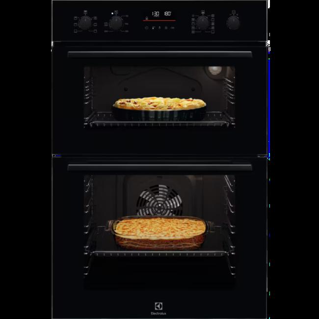 Electrolux Double Oven Black with Fan and Display