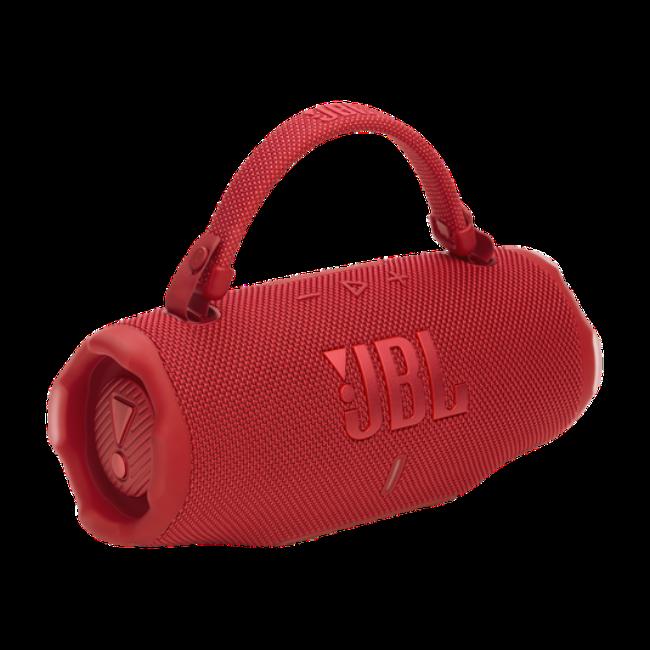 JBL Charge 6 Portable Bluetooth Speaker Red with JBL Logo