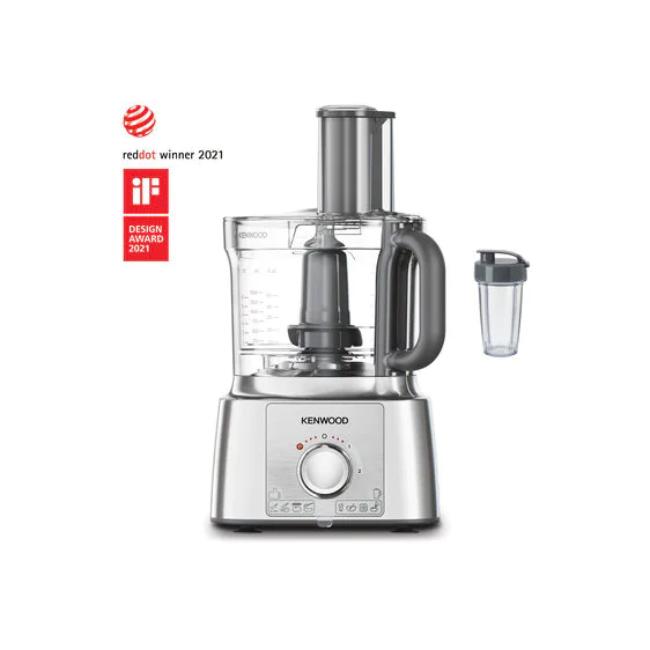 Kenwood MultiPro Express Food Processor - Silver, 3L, 1000W, 2 Speeds, 6 Accessories