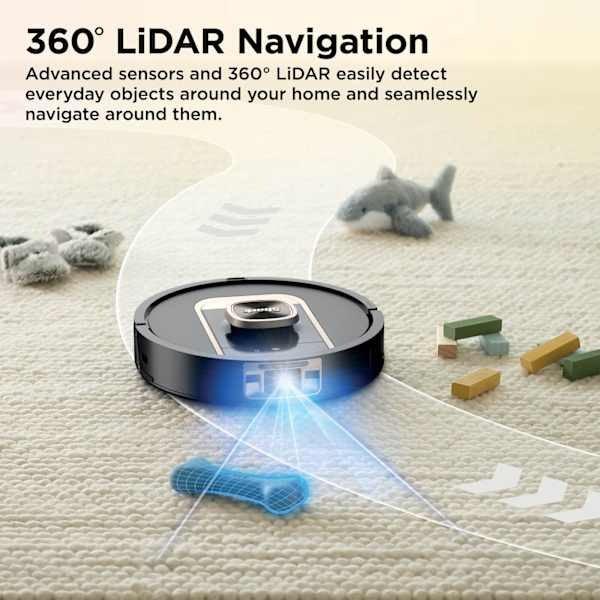 Shark ThermaCharged PowerDetect Robot Vacuum | Wet & Dry | Black | 2-in-1 | Shark
