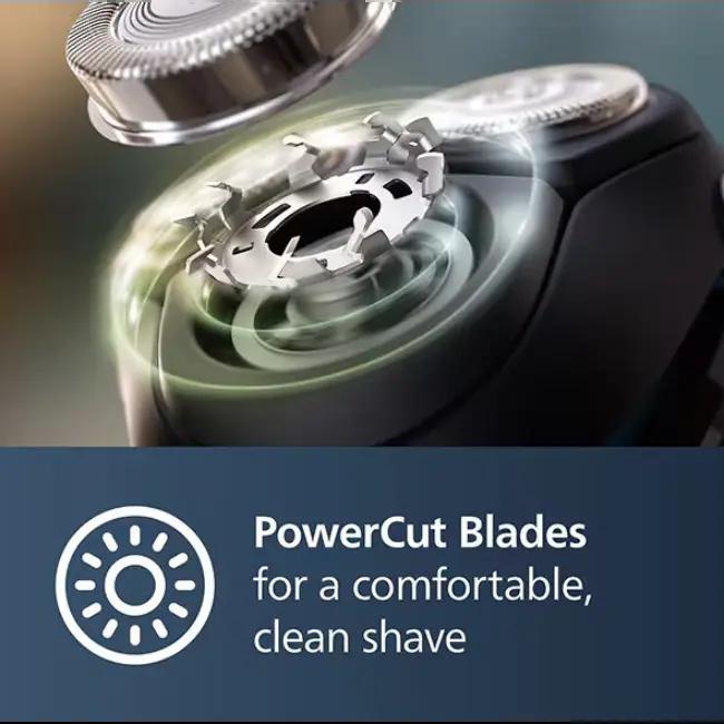 Philips 3000 Series Electric Shaver - Wet & Dry, 5D Flex & Pivot Heads, Pop-up Trimmer, 60 min runtime, 1h charging, Skin Protect Technology, Comfortable Clean Shave