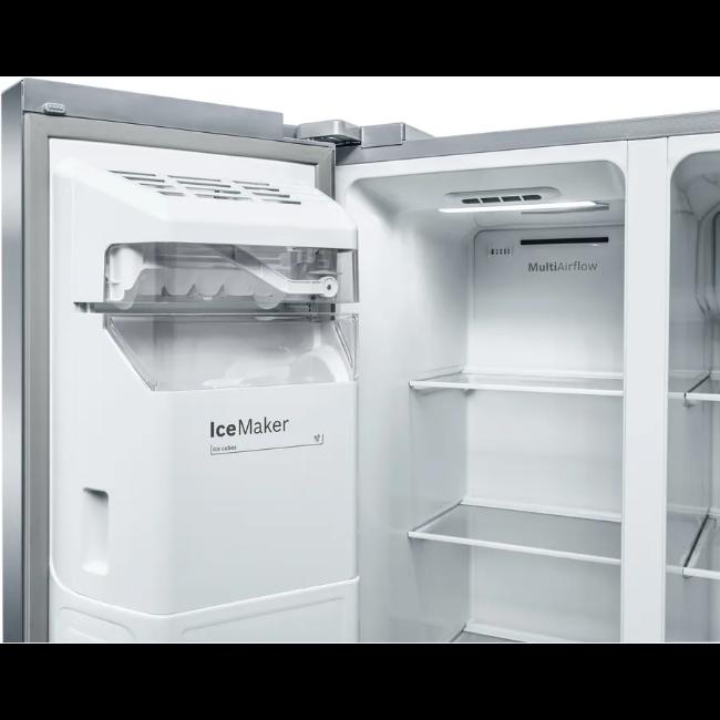 Bosch Series 6 American Style Fridge Freezer - Brushed Steel, Water Dispenser, Double Door