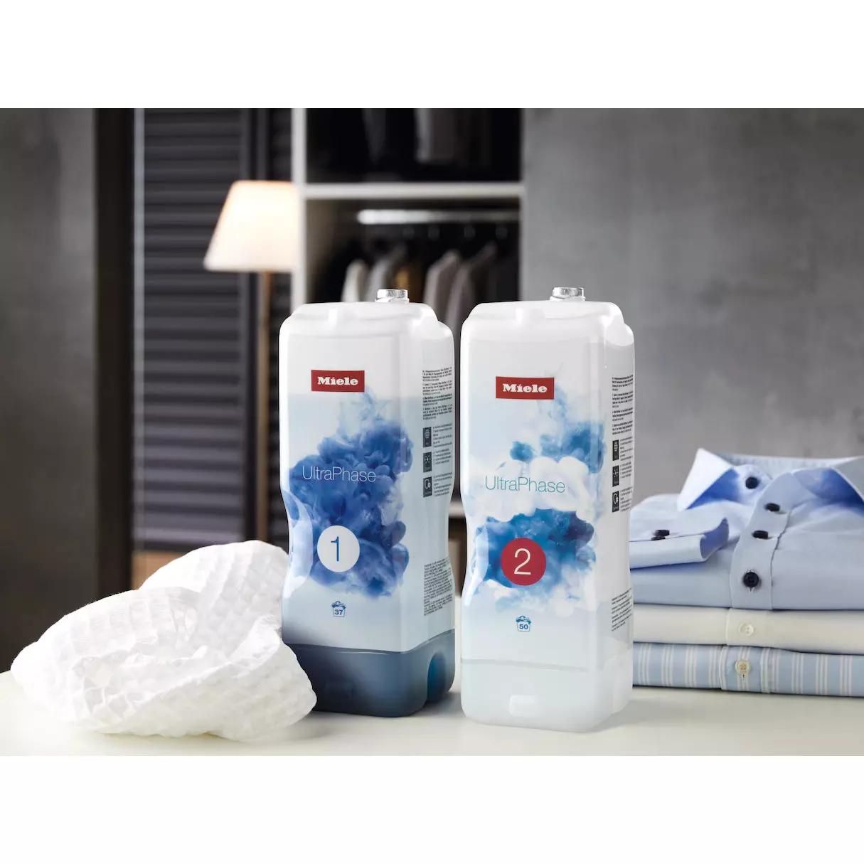 Miele UltraPhase 2-Component Detergent for Whites, Colours & Delicates | 50 Wash Cycles