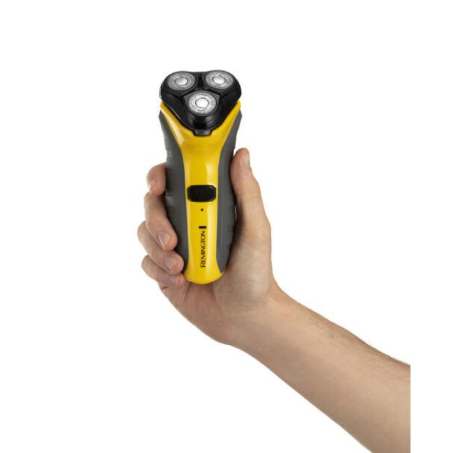 Remington Rotary Shaver with Rotary Blades, Yellow and Black