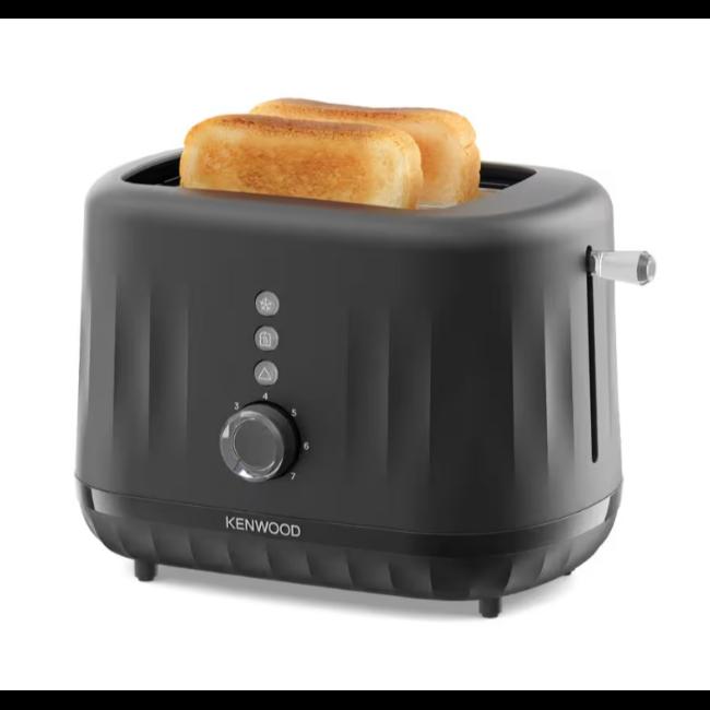 Kenwood Ripple 2 Slice Toaster | Black | 7 Browning Levels | Dial