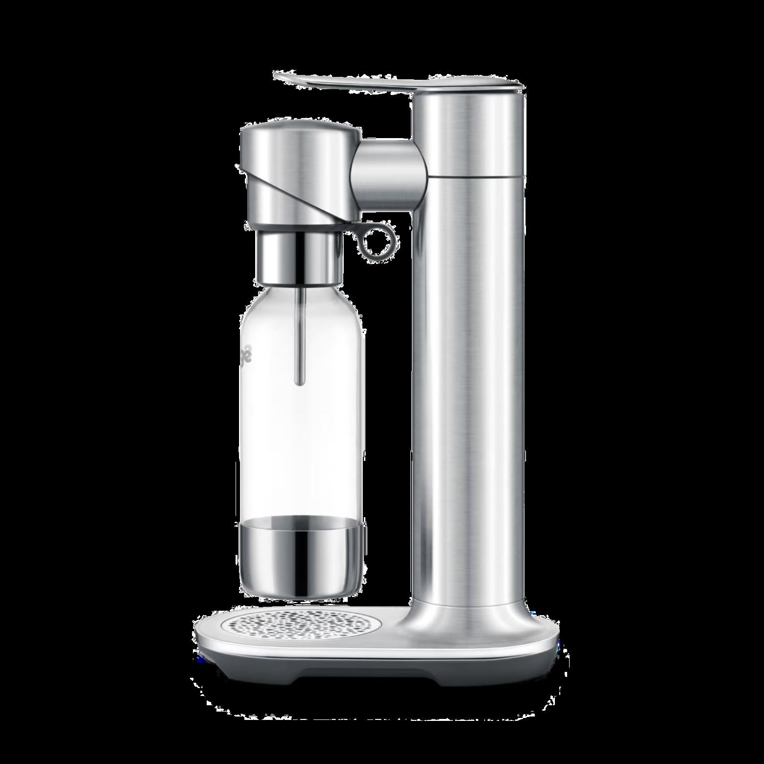 Sage InFizz Fusion Water Carbonator Damson Blue | Fizz Any Drink, Control Pressure Release, Cap & Serve Fresh | Stainless Steel | 1L Bottle | 60L CO2 Canister