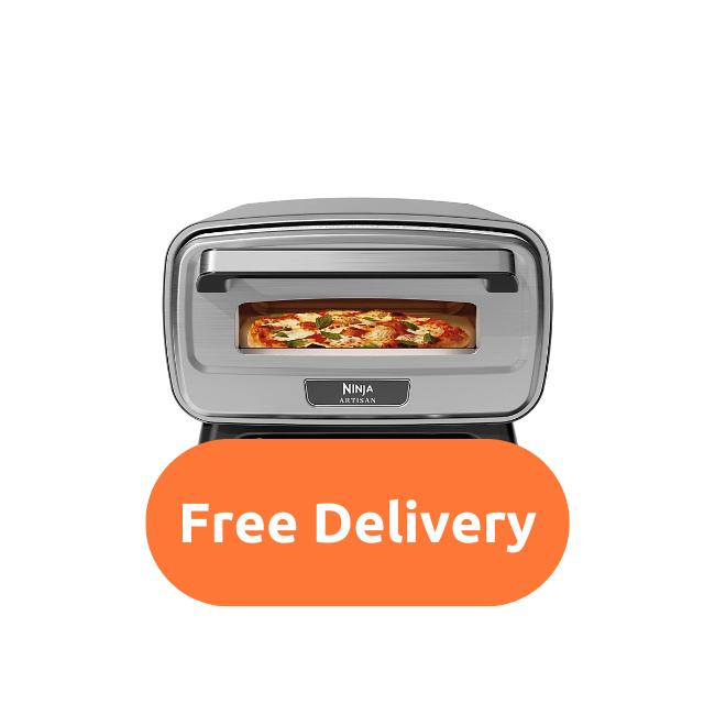 Ninja Artisan Electric Outdoor Pizza Oven & Air Fryer - Grey, Pizza, Bake, Air Fry & Prove, Free Delivery