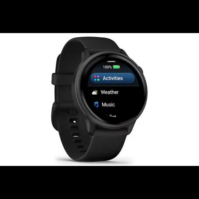 Garmin Vivoactive 6 Smartwatch Black AMOLED Display Fitness Tracking Garmin Pay 5 ATM Water Resistance