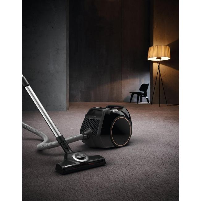 Miele Boost CX1 Bagless Cylinder Vacuum Cleaner - Black, Vortex Technology, TrackDrive, HEPA Filter, TurboBrush, 890W - Ideal for Pet Lovers