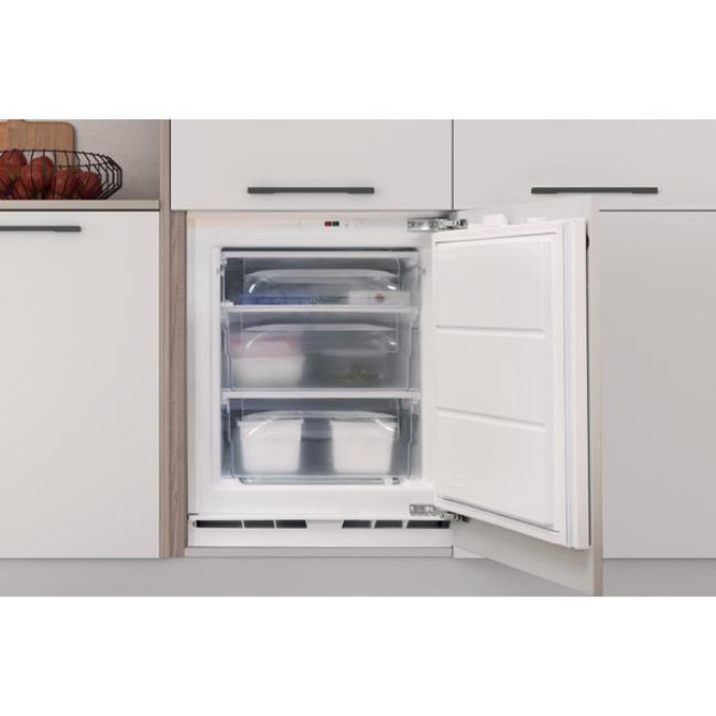 Indesit Integrated Freezer 91 litres White Door Shelves