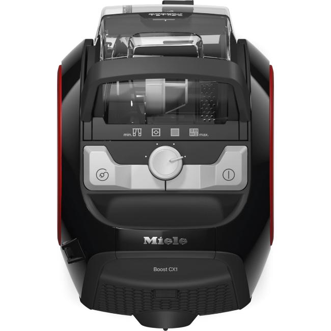 Miele Boost CX1 Bagless Vacuum Cleaner - Black & Red | Cylinder, Telescopic Tube