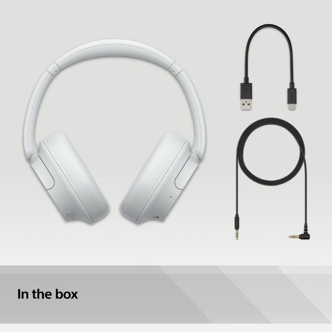 Sony Wireless Noise Cancelling Over-Ear Headphones White