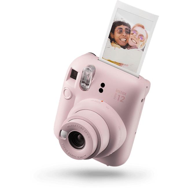 Fujifilm Instax Mini 12 Instant Camera - Blossom Pink with Flash & Lens