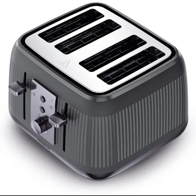 Kenwood Dusk 4 Slice Toaster Slate Grey | Reheat Defrost Cancel