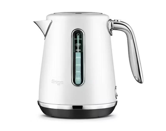 Sage Soft Top Luxe Kettle 1.7L White Stainless Steel 2400W - Water Level Indicator, Handle, Spout, Base
