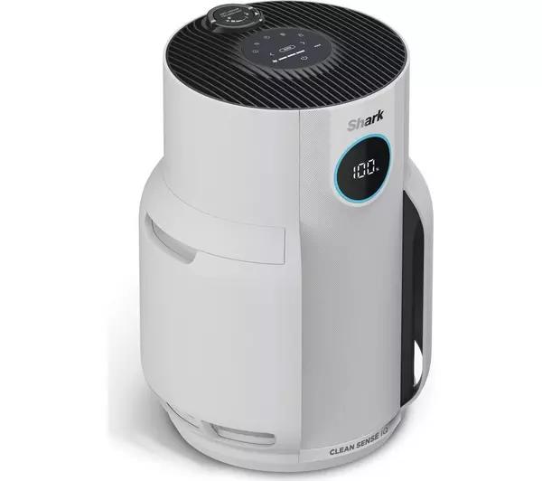 Shark NeverChange5 Air Purifier - Grey | HEPA, Odour Control, Clean Sense IQ, LED Screen