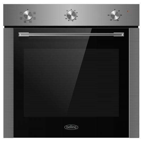 Belling Single Fan Oven Stainless Steel with Glass Door and Knobs