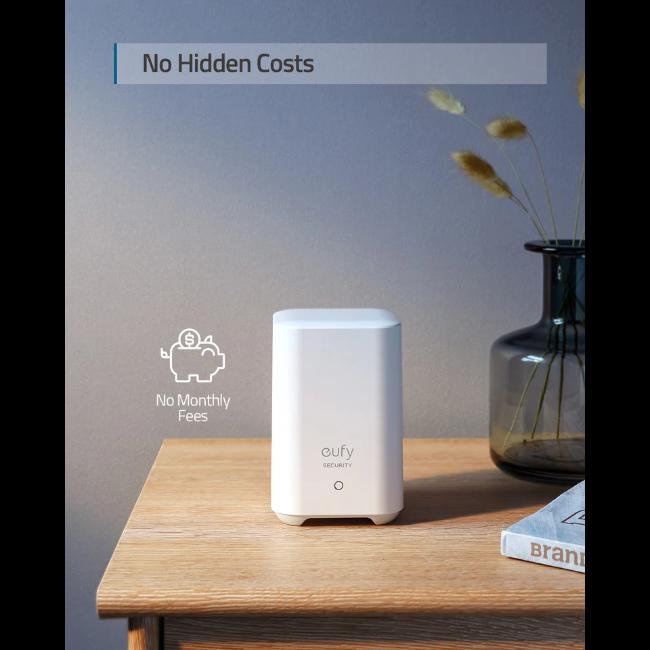 Eufy Security 5pc Home Alarm Kit - Keypad, Entry Sensors, Motion Sensor, HomeBase