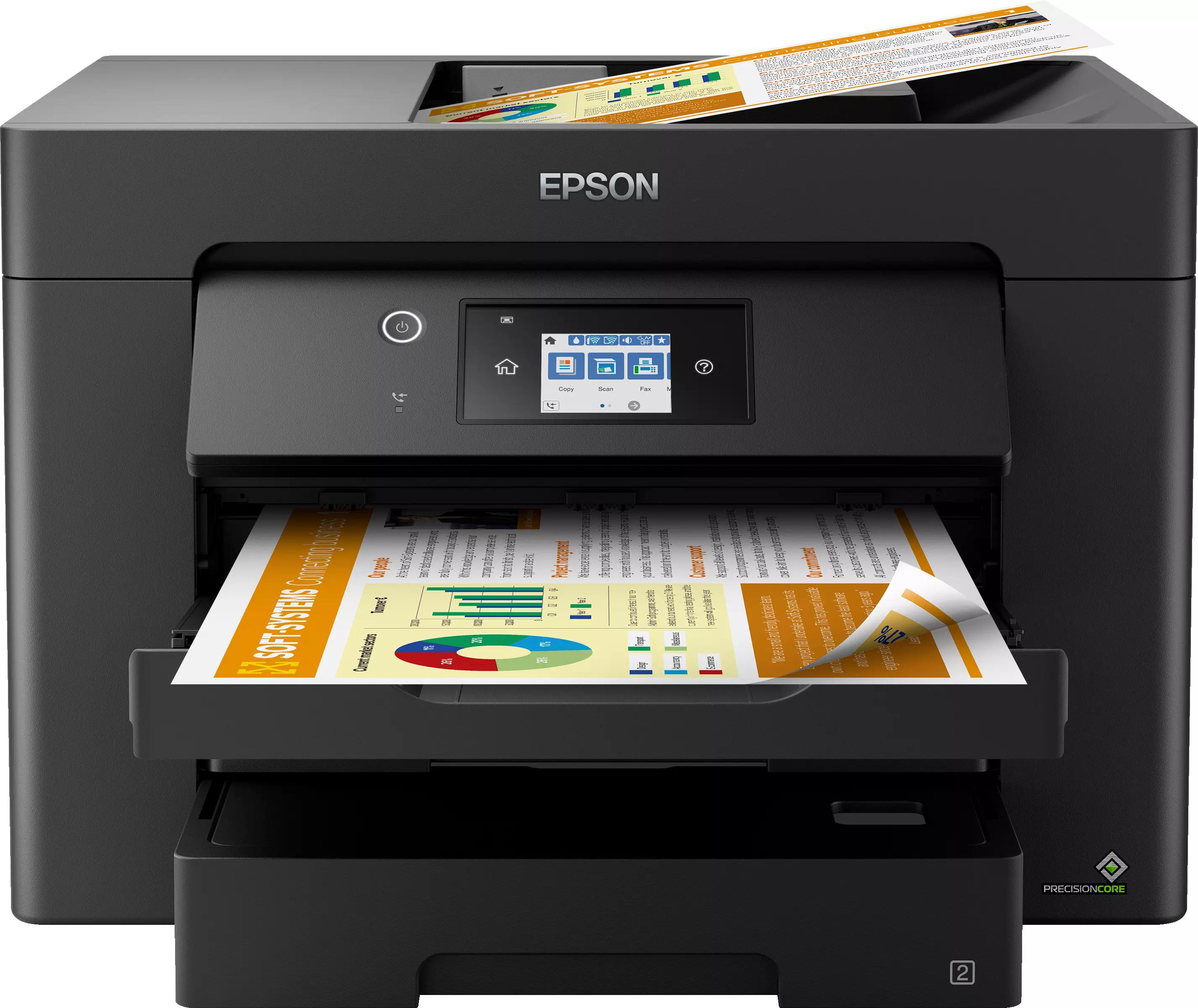 Epson WorkForce WF-7830DTWF Inkjet Printer Black Wi-Fi A3