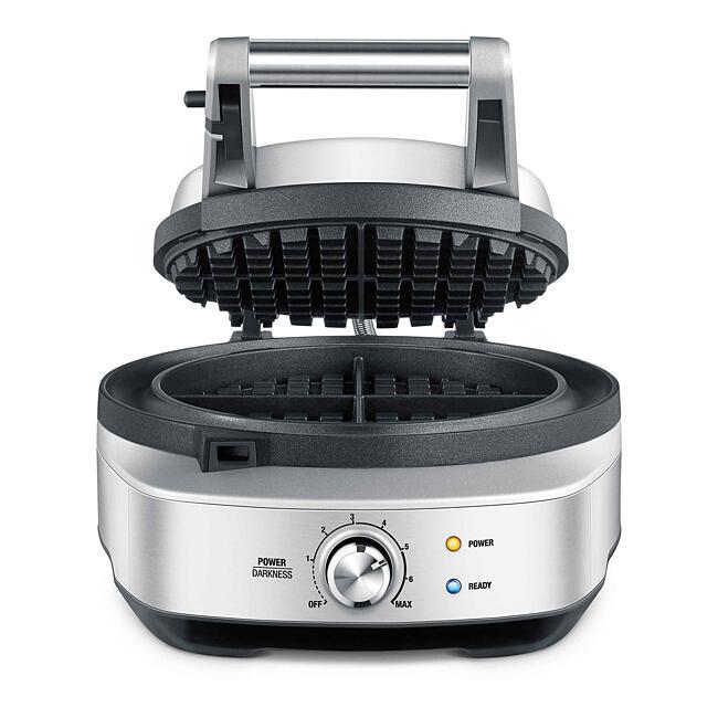 Sage No-Mess Waffle Maker Stainless Steel with Browning Control, Power and Ready features