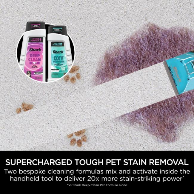 Shark CarpetXpert Pet Deep Carpet Cleaner with StainStriker, HairPro, Powerful Suction, and EdgeClean