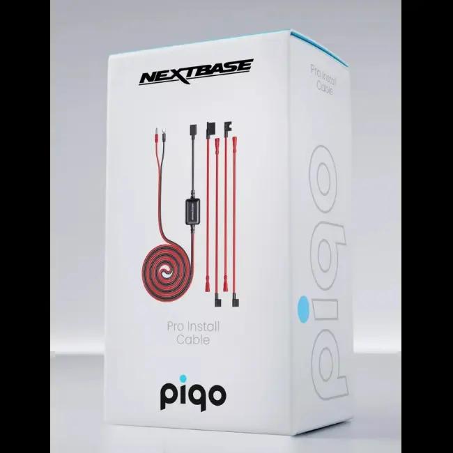 Nextbase Piqo Pro Install Cable Hardwire Kit 1 Meter for Piqo 1K 2K Dash Cams with Fuse Types and Battery Protection