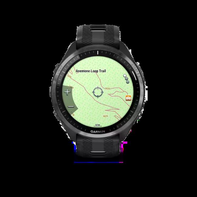Garmin Forerunner 965 Black Smartwatch with GPS, Heart Rate Monitor, Touchscreen