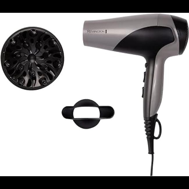 Remington Ionic Hairdryer 2200W - Black & Grey