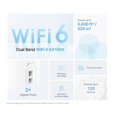 TP-Link Deco X10 Mesh Wi-Fi 6 System 2 Pack White