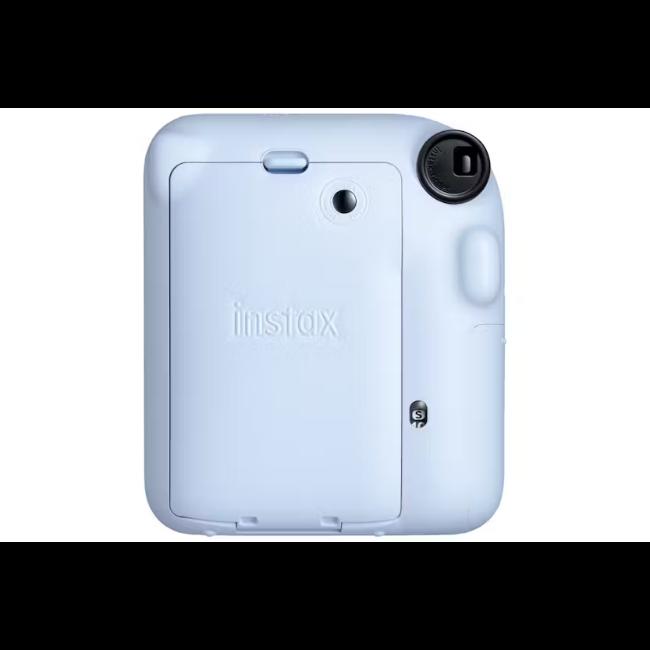 Fujifilm Instax Mini 12 Pastel Blue Instant Camera with Selfie Mirror, Flash, Lens & Viewfinder
