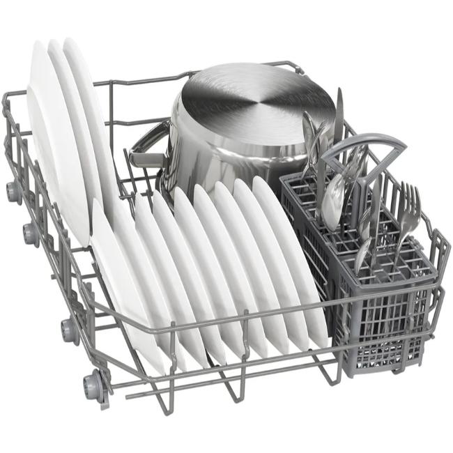 Bosch Series 2 White Slim Dishwasher SPS2IKW01G - 45cm, 9 Place Settings, Auto Programmes, ExtraDry, Home Connect, 48dB, 845x450x600mm