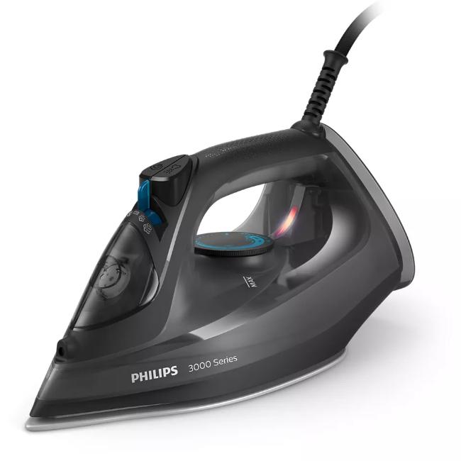 Philips Steam Iron 2600w Ceramic Soleplate 200g Steam Boost 40 g/min Continuous Steam 300 ml Water Tank Image Features