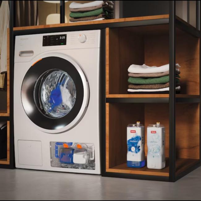 Miele UltraPhase 2 Laundry Detergent TwinDos Automatic Dispensing OxiCare WhiteBooster Active Oxygen Size 1.4L 50 Wash Cycles