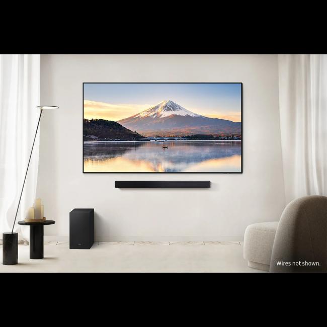 Samsung B-Series 2.1ch Soundbar with Subwoofer - Black | Includes Remote, Soundbar, Subwoofer