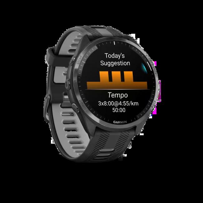 Garmin Forerunner 965 Black Smartwatch with GPS, Heart Rate Monitor, Touchscreen