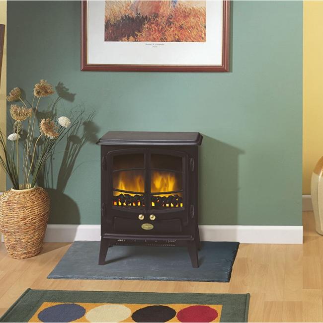 Dimplex Tango Optiflame Electric Stove Black | Flame effect, Coal fuel bed
