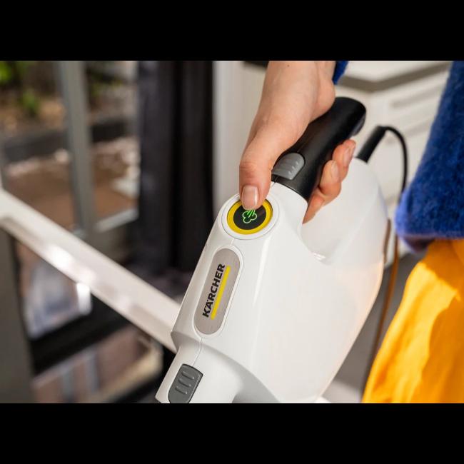 Karcher SC 1 Multi & Up Extra Handheld Steam Cleaner 1.516-420.0 - 4-in-1, 30 Sec Heat Up, Kills 99.99% Bacteria, Chemical-Free, 1300W, 200ml Tank, 5m Cable