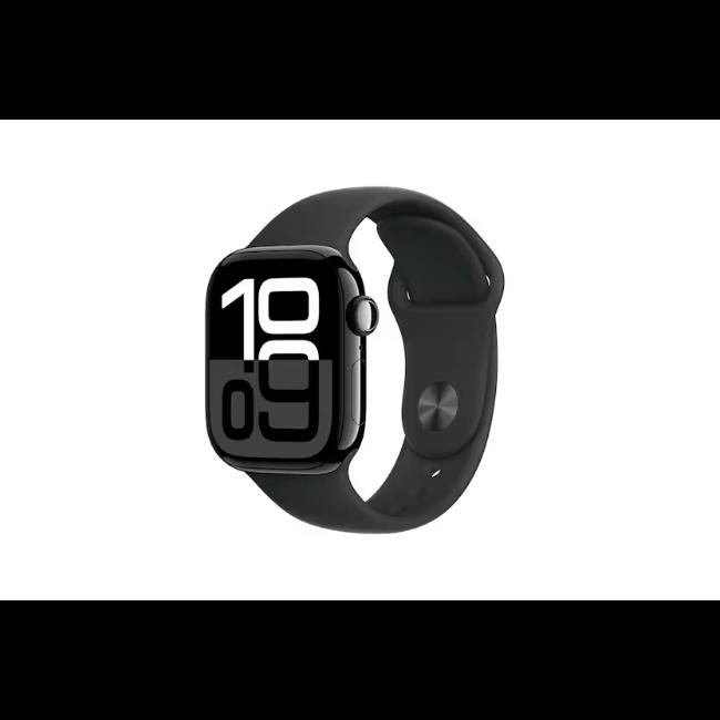 Apple Watch Series 10 46mm Smartwatch | Jet Black with Black Band | GPS | Health & Fitness Tracking