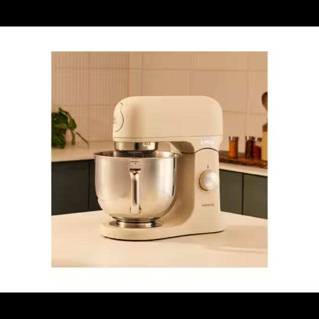 Kenwood kMix Stand Mixer - Cream, 5 Litre, 1000W | Stainless Steel