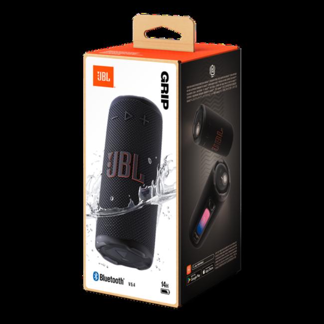 JBL Grip Portable Bluetooth Speaker - Black | Waterproof, Dustproof, Drop-proof, Auracast, AI Sound Boost, JBL Logo