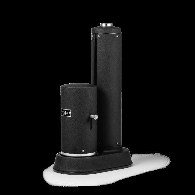 Aarke Carbonator Pro Sparkling Water Maker Matte Black Stainless Steel Glass Bottle One-Handed Operation Cordless Electricity-Free 2 Year Guarantee