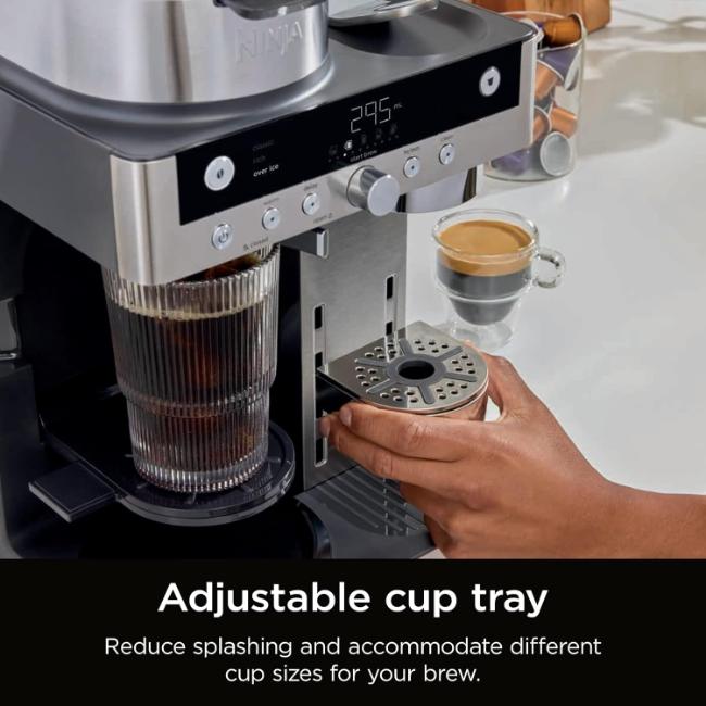 Ninja DualBrew System Coffee Machine - Filter & Espresso with Froth, Multiple Drink Sizes, 1.8L Capacity