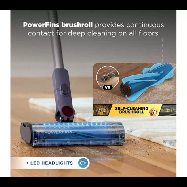 Shark PowerLite BU3621UKT Cordless Vacuum Cleaner - Purple, Clean & Empty, Pet, Anti Hair Wrap, Auto-Empty Dock, Lightweight, 40 Min Battery Life, 5.87 KG