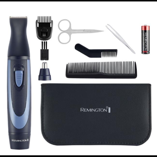 Remington Travel Grooming Kit - 13 Piece Kit for Styling, Trimming & Grooming On The Go