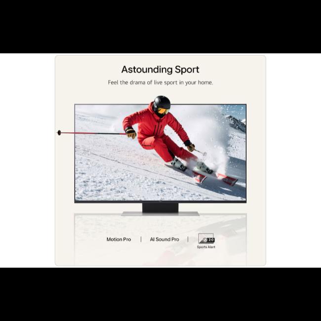LG 55 inch Mini RGB evo AI 4K Smart TV Black with alpha 8 AI Processor, 288Hz Refresh Rate, webOS, Dolby Atmos, and 2026 Model