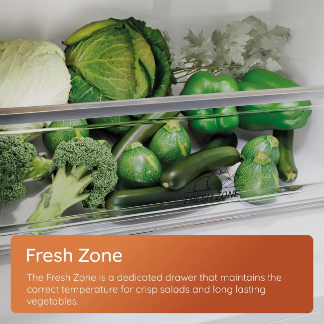 Hotpoint Freestanding Fridge Freezer Black No Frost Even Flow